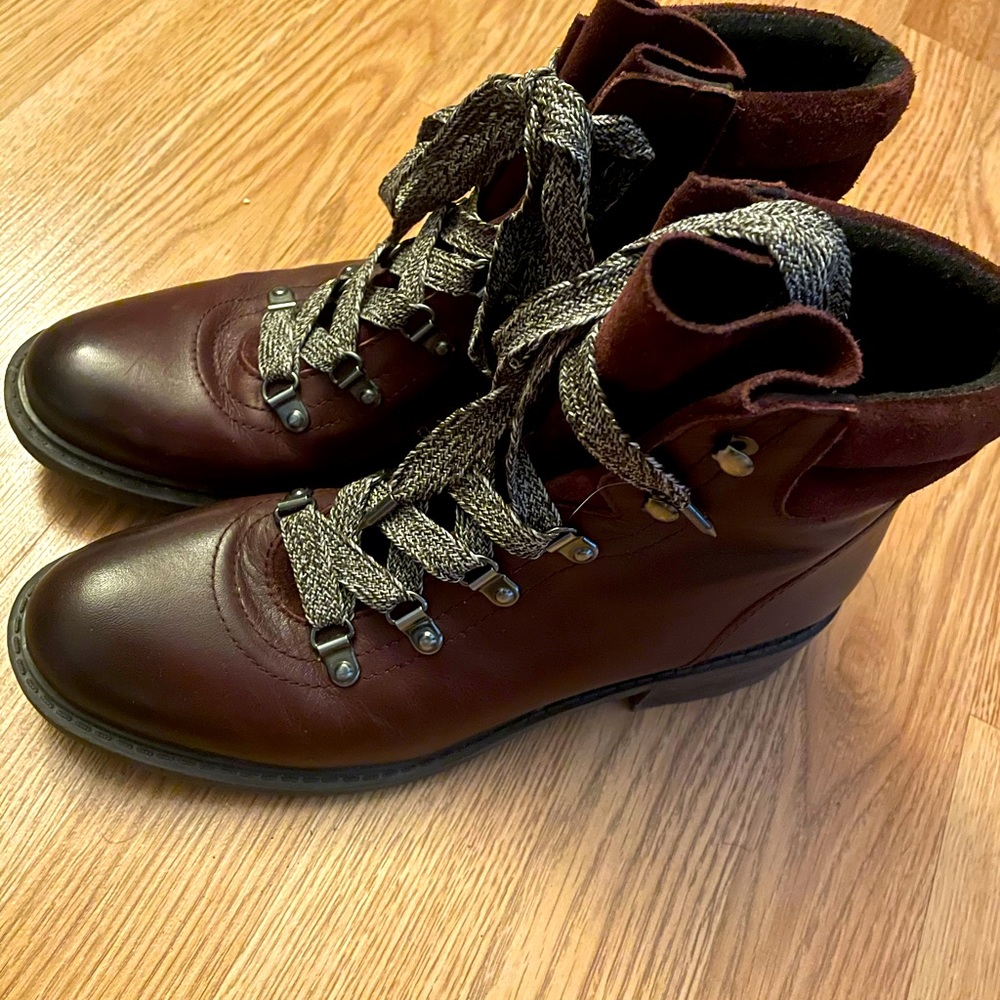 Sam Edelman Maroon boots, size 8.5